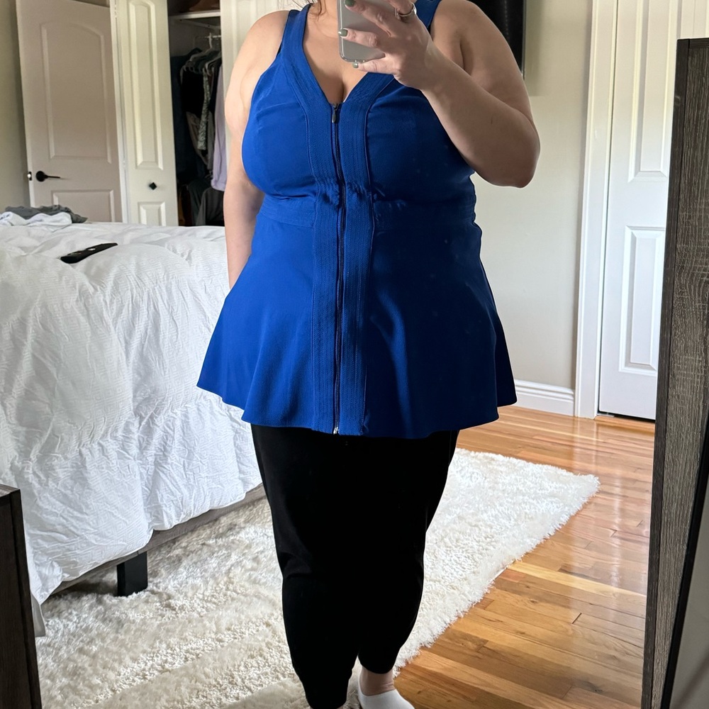 babydoll zip up shirt